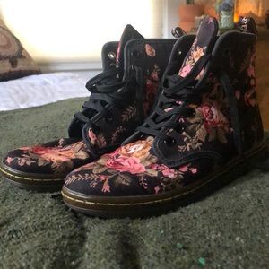 Doc Marten floral boots